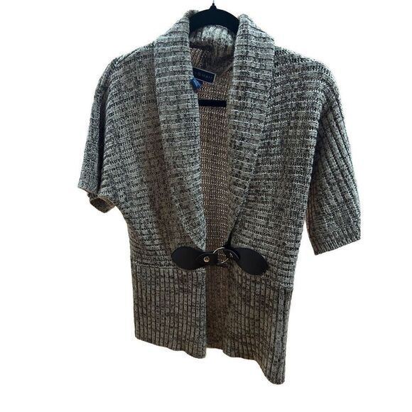 🌼5for$25🌼 Karen Scott Women’s Knit Cardigan Sweater With a faux L Belt Small. - Picture 1 of 6